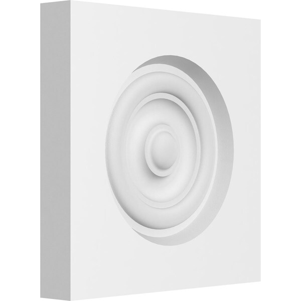 Ekena Millwork Standard Sedgwick Bullseye Rosette with Square Edge, 5"W x 5"H x 3/4"P ROSP050X050X075SDG02 - main